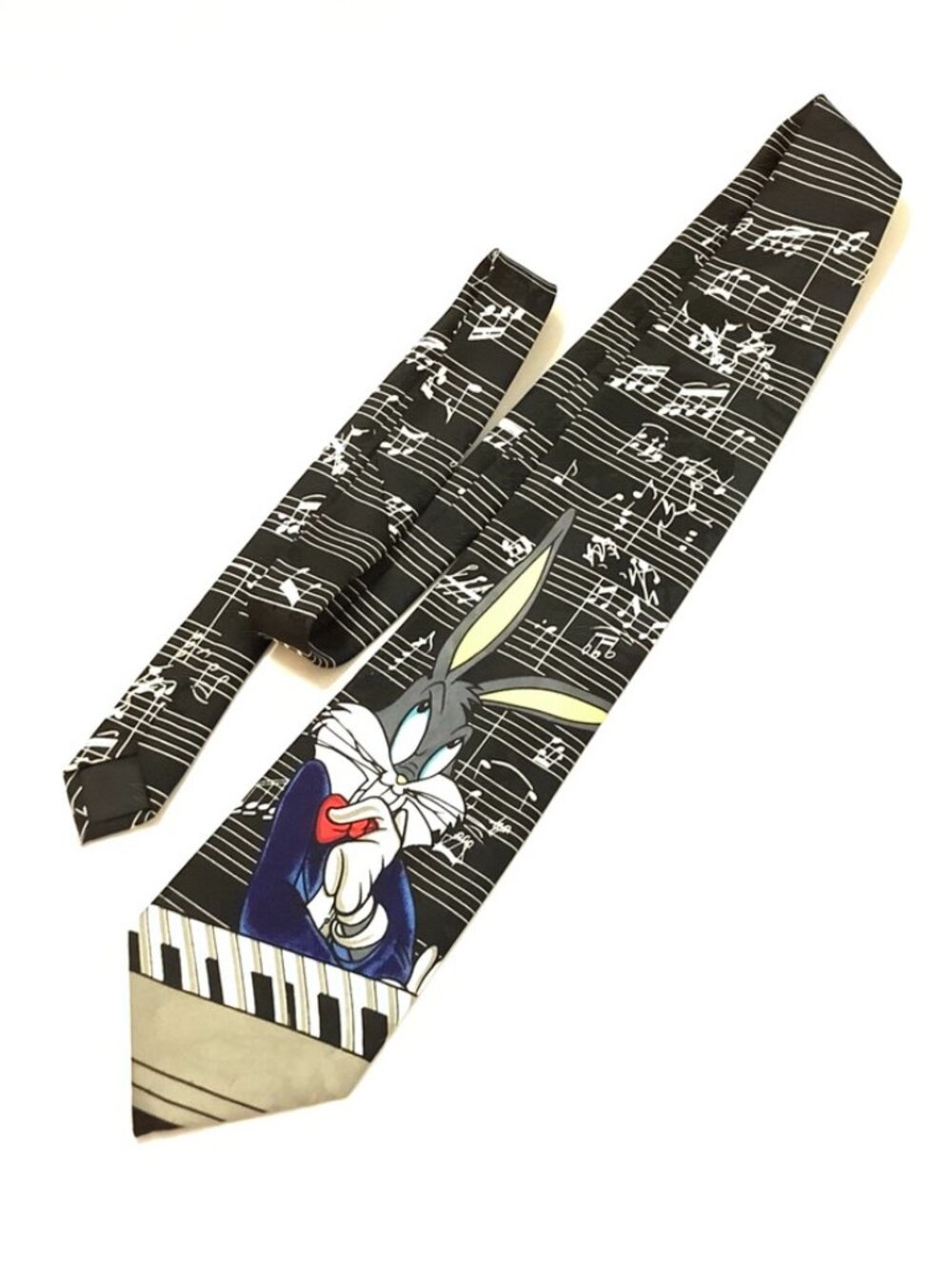 Loony Tunes Bugs Bunny Mens Neck Tie Musical Theme